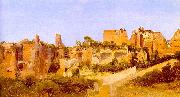 Charles Blechen The Ruins of the Septizonium on the Palatine in Rome Germany oil painting reproduction